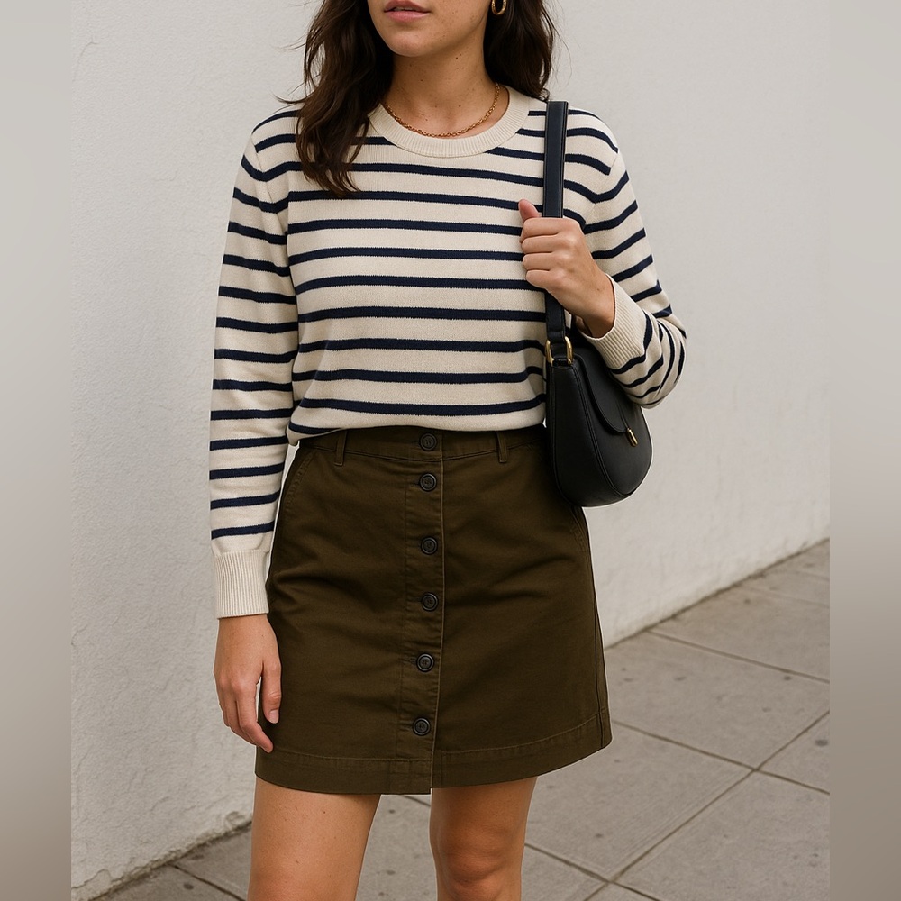 GAP Brown Mini Skirt Chic and Versatile